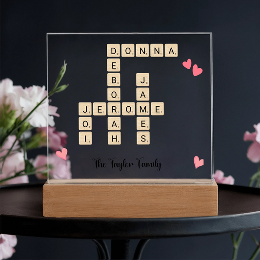 Acrylic Square with Battery new 3