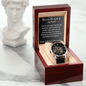 Men's Openwork Watch - To My Amazing Soulmate