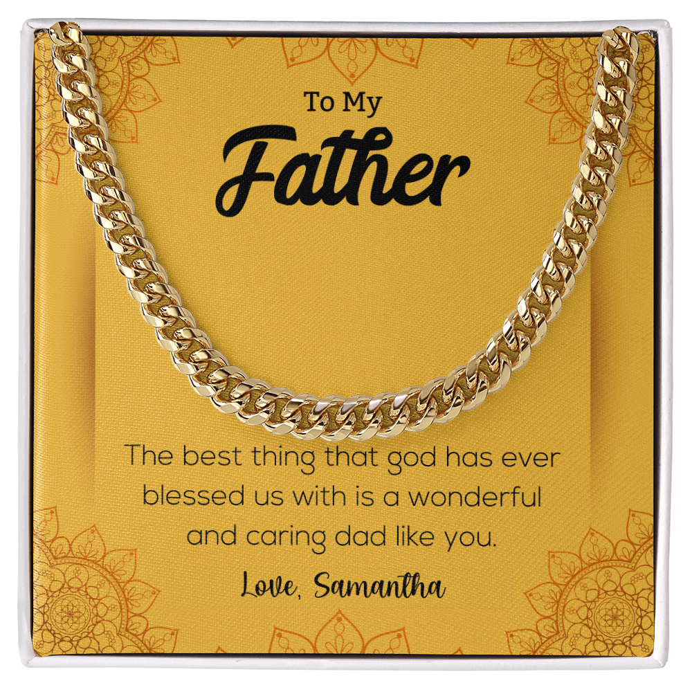 Cuban Link Chain - To My Father