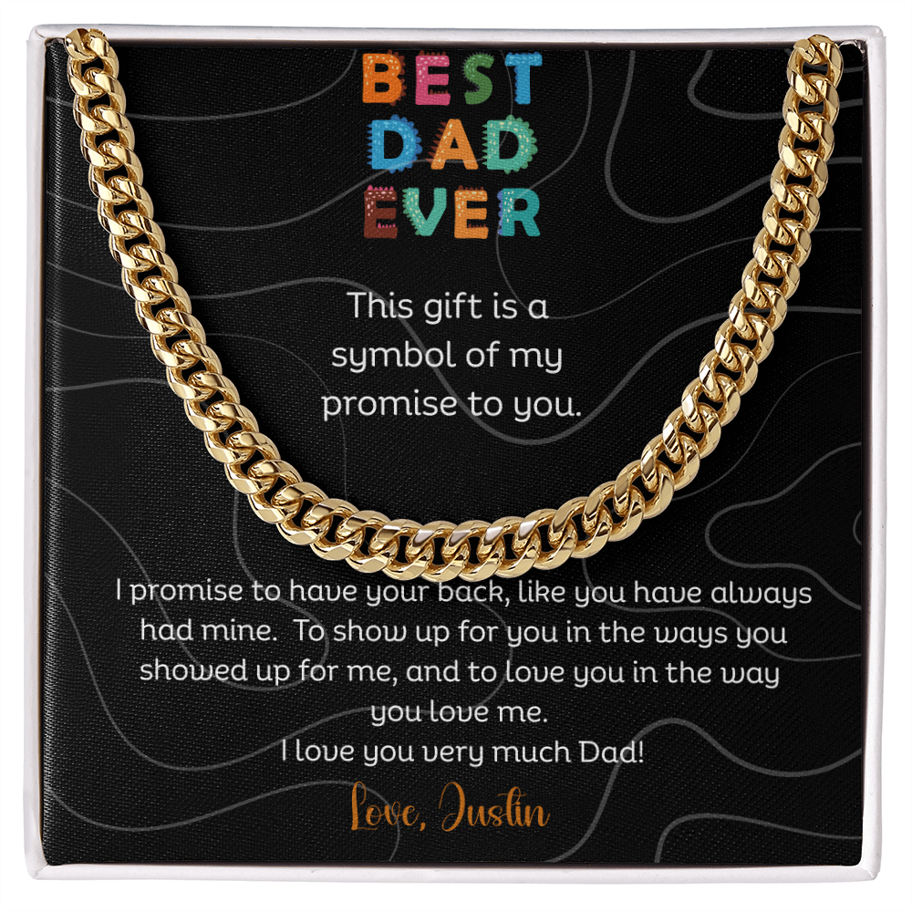 Cuban Link Chain - Best Dad Ever