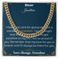 Cuban Link Chain - To My Awesome Dad