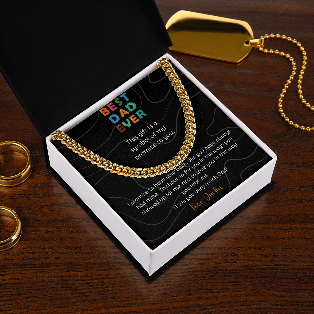 Cuban Link Chain - Best Dad Ever