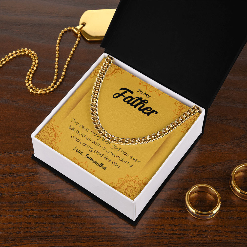 Cuban Link Chain - To My Father