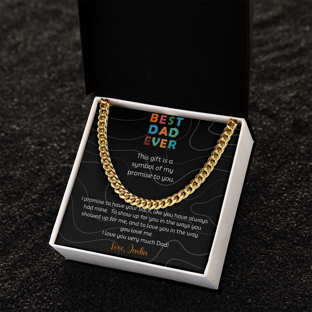 Cuban Link Chain - Best Dad Ever