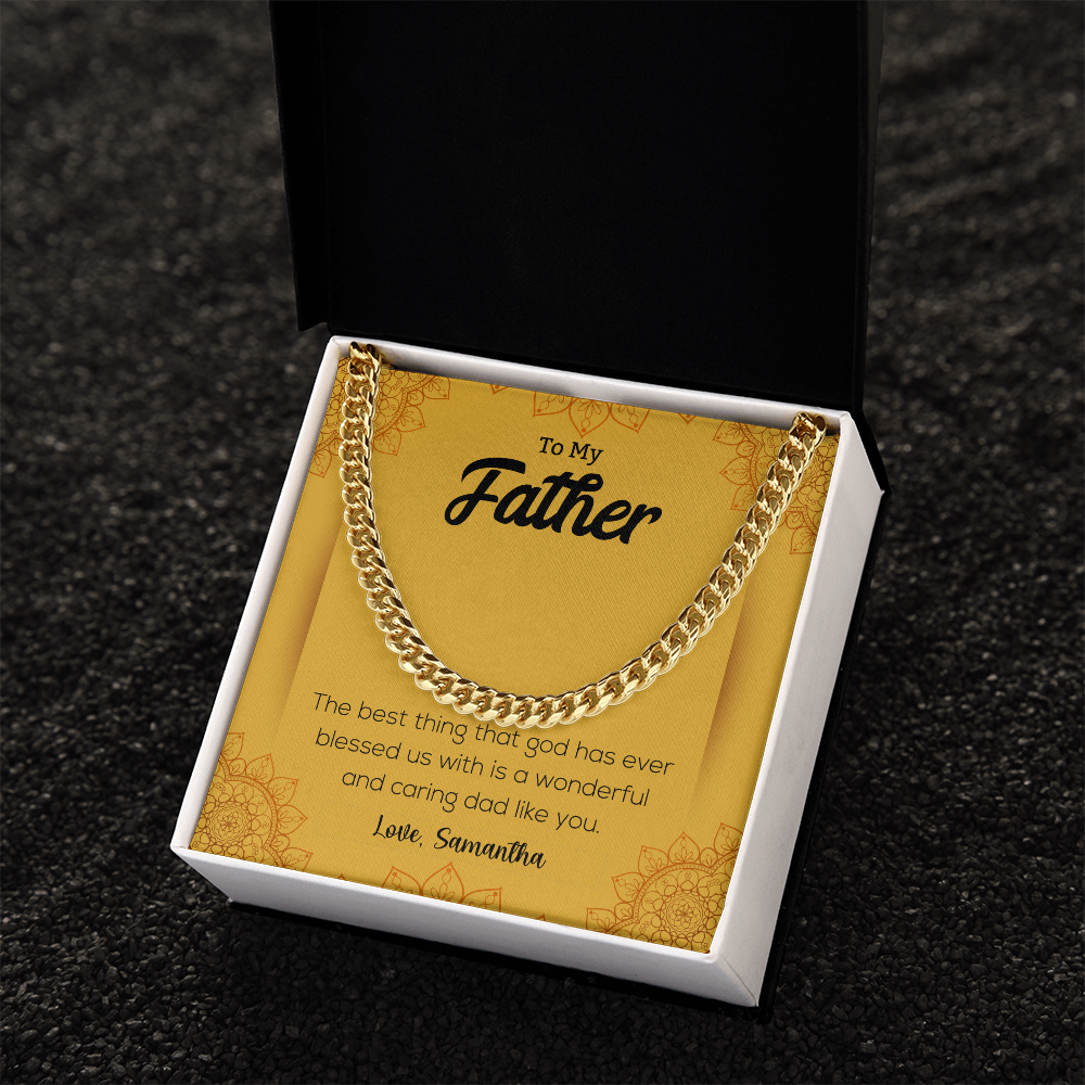 Cuban Link Chain - To My Father