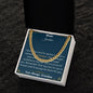 Cuban Link Chain - To My Awesome Dad