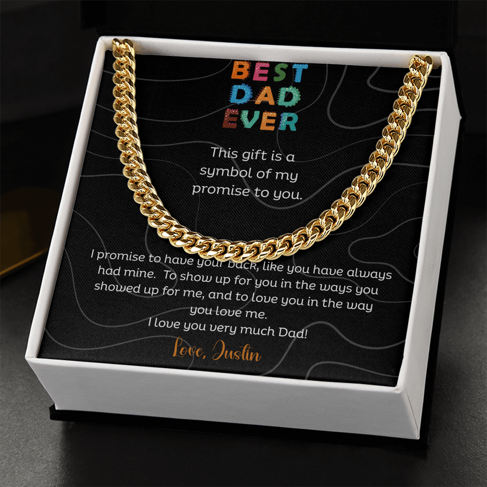 Cuban Link Chain - Best Dad Ever