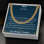Cuban Link Chain - To My Awesome Dad
