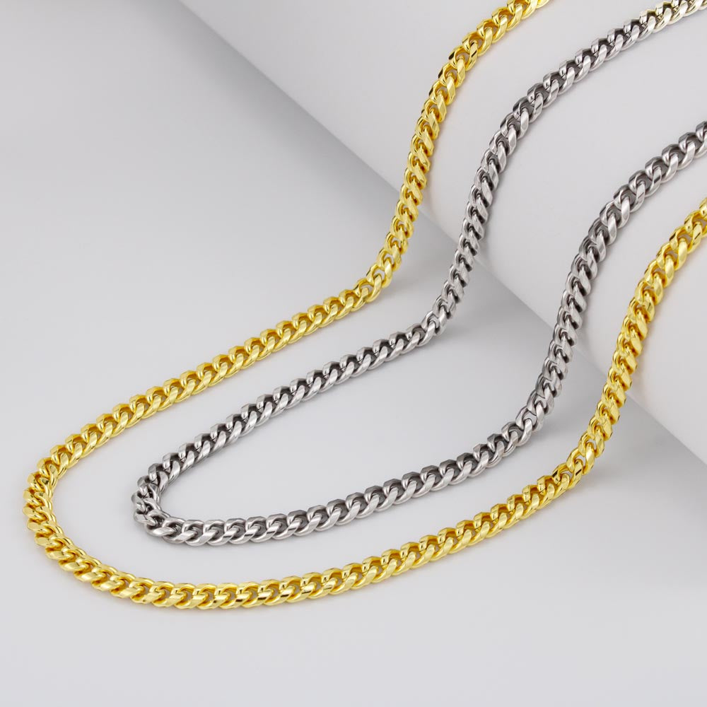Cuban Link Chain - To My Father, You are the World