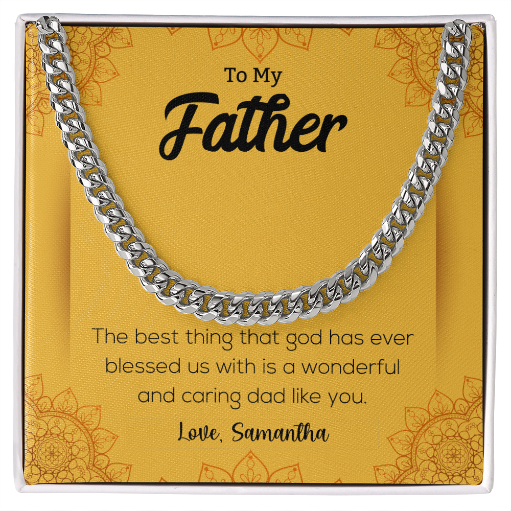 Cuban Link Chain - To My Father