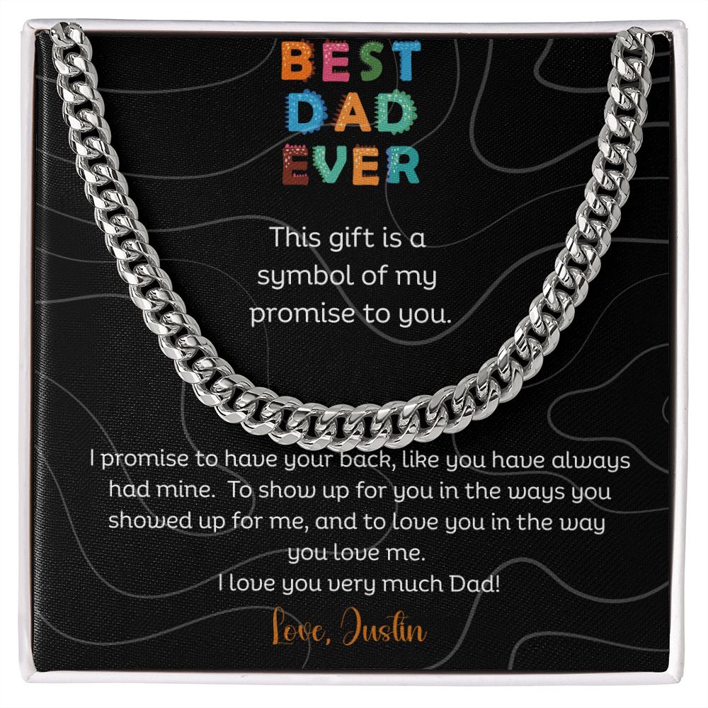 Cuban Link Chain - Best Dad Ever