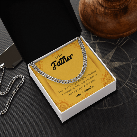 Cuban Link Chain - To My Father