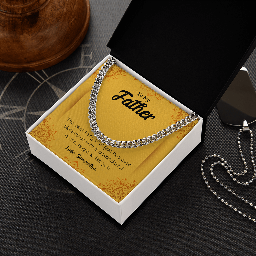 Cuban Link Chain - To My Father