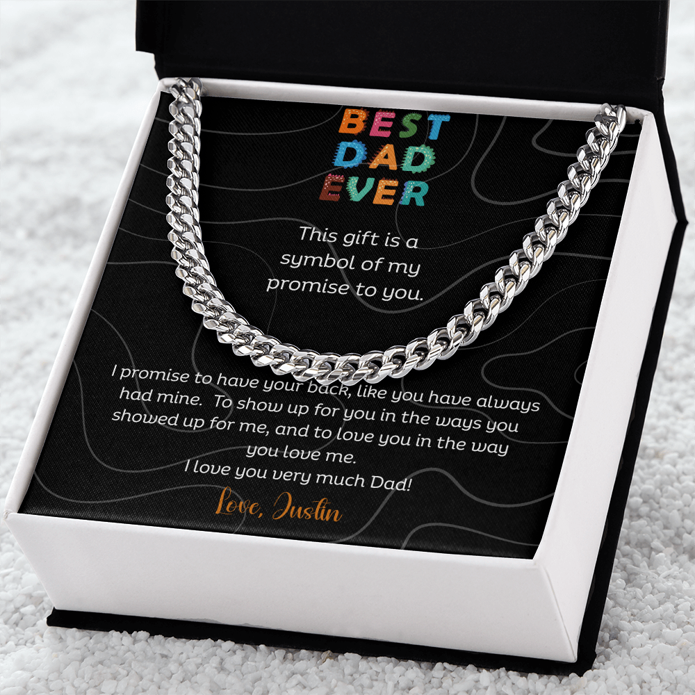 Cuban Link Chain - Best Dad Ever
