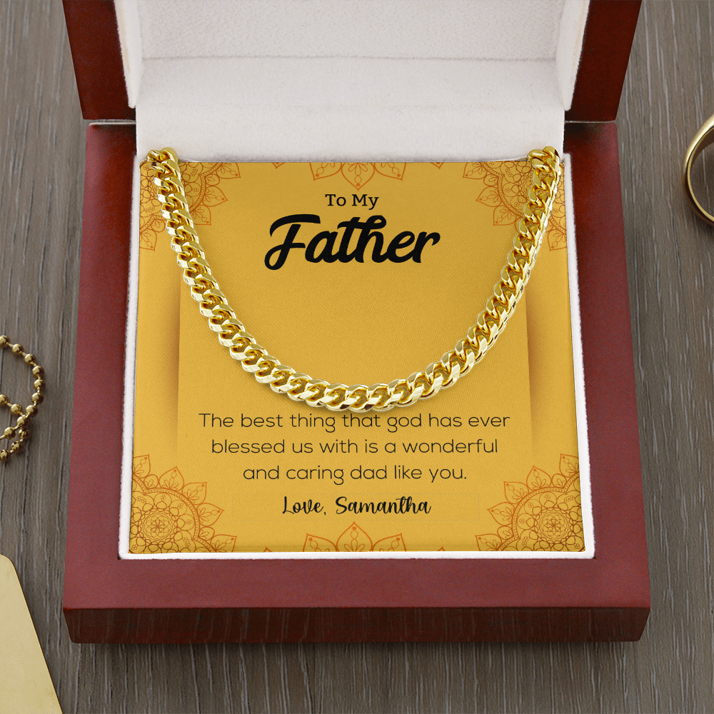 Cuban Link Chain - To My Father