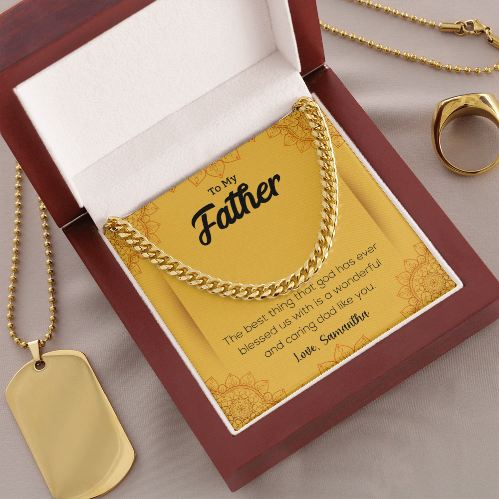 Cuban Link Chain - To My Father