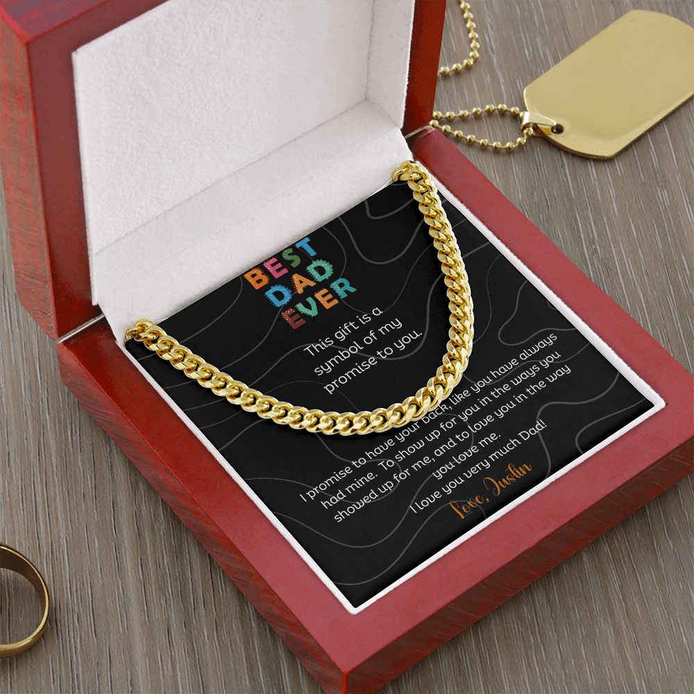 Cuban Link Chain - Best Dad Ever
