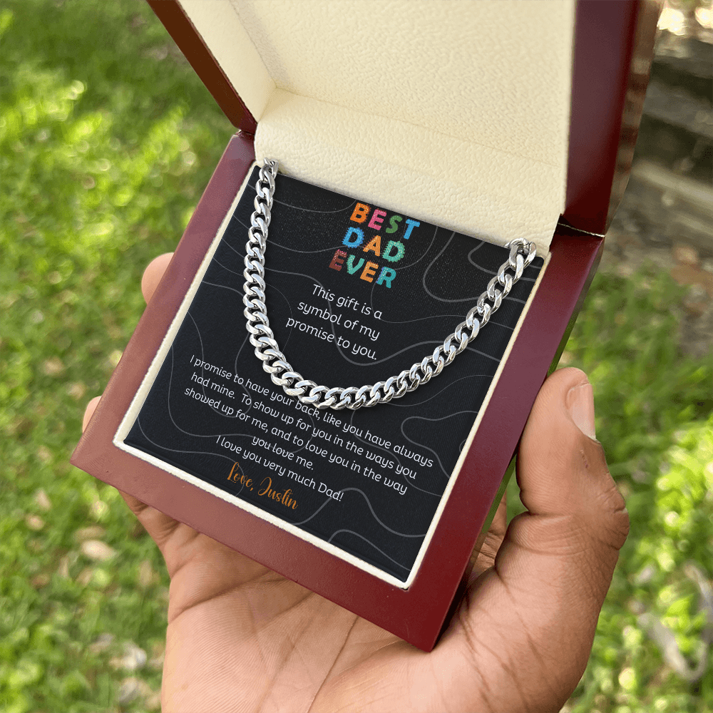 Cuban Link Chain - Best Dad Ever