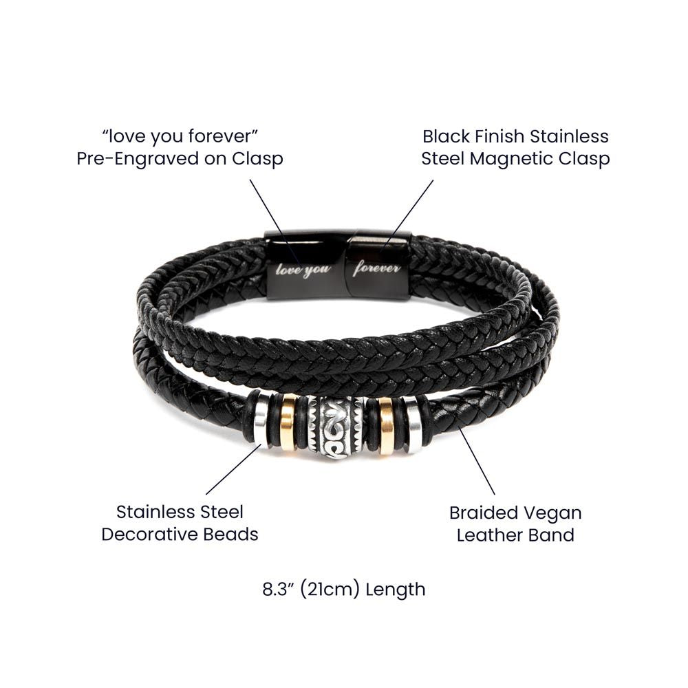 Love You Forever Bracelet - The Best Dad Ever