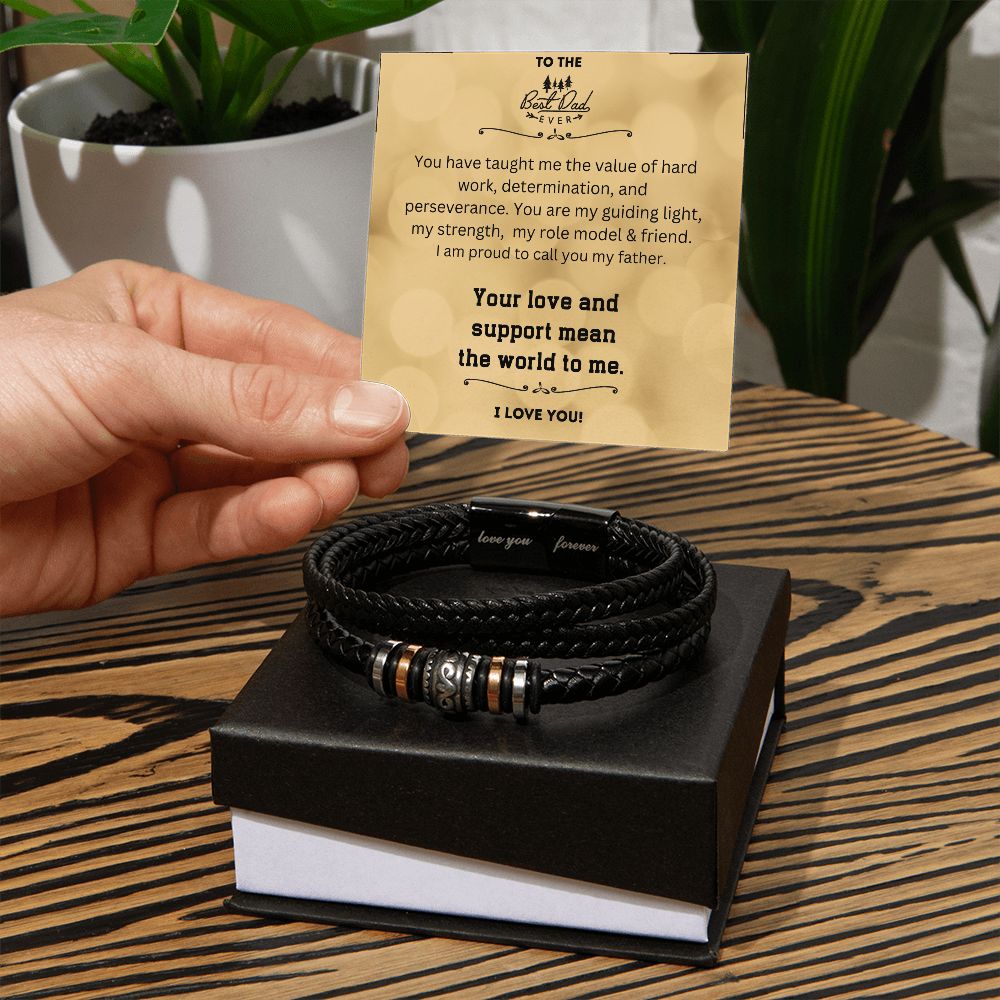 Love You Forever Bracelet - The Best Dad Ever
