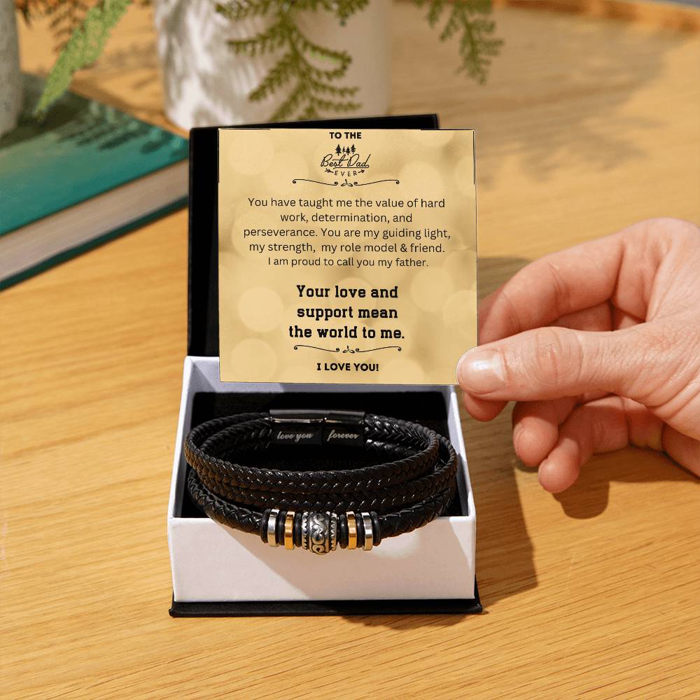 Love You Forever Bracelet - The Best Dad Ever