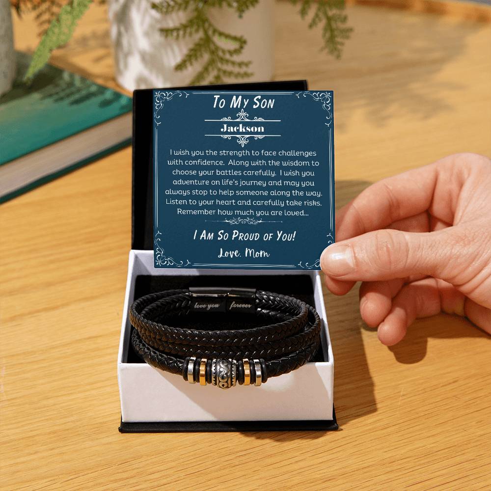 Son, I Wish You The Strength - Love You Forever Bracelet