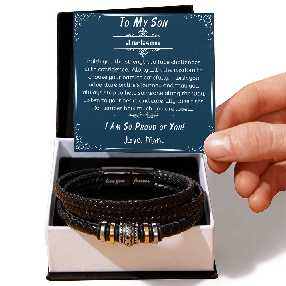 Son, I Wish You The Strength - Love You Forever Bracelet