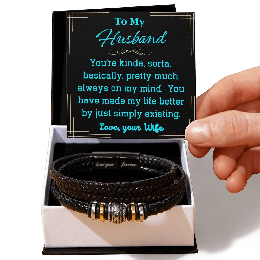 Love You Forever Bracelet - To My Husband