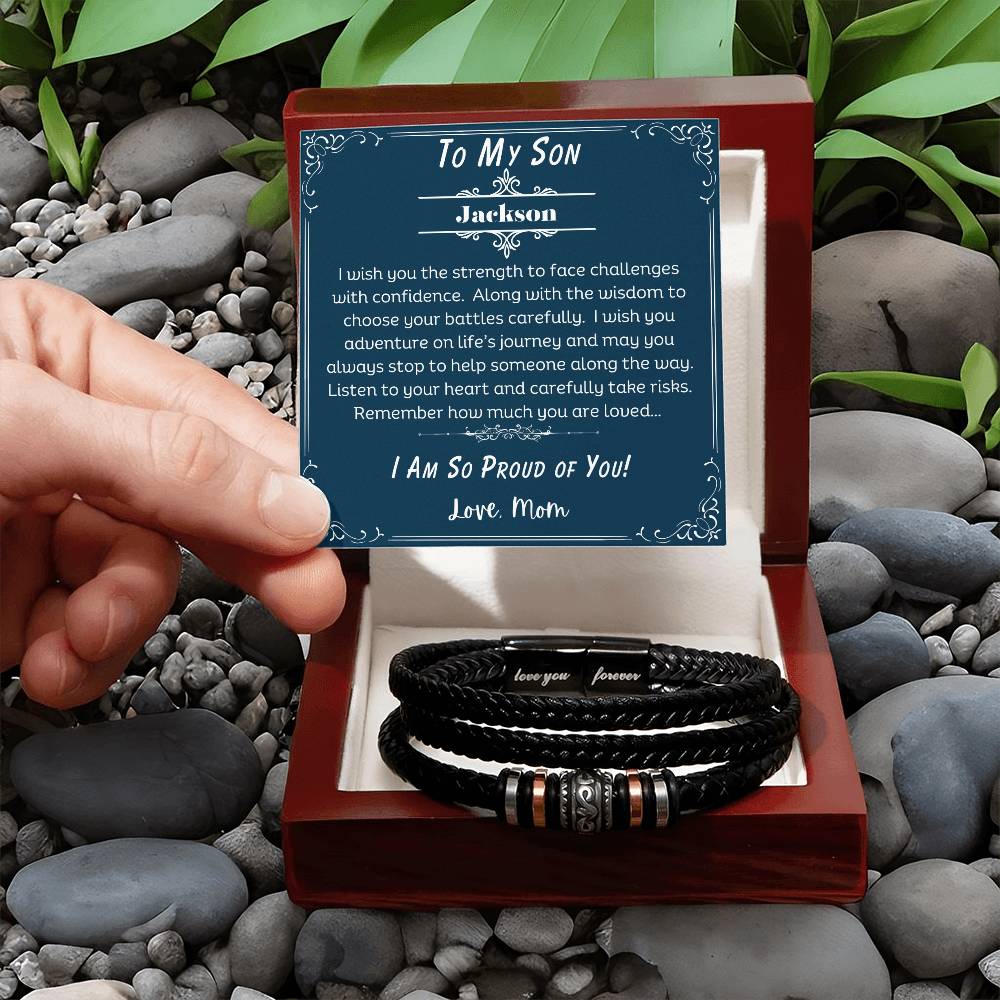 Son, I Wish You The Strength - Love You Forever Bracelet