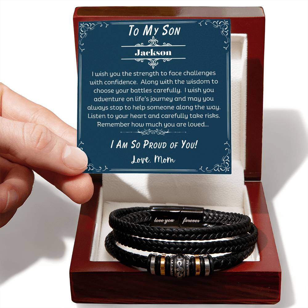Son, I Wish You The Strength - Love You Forever Bracelet