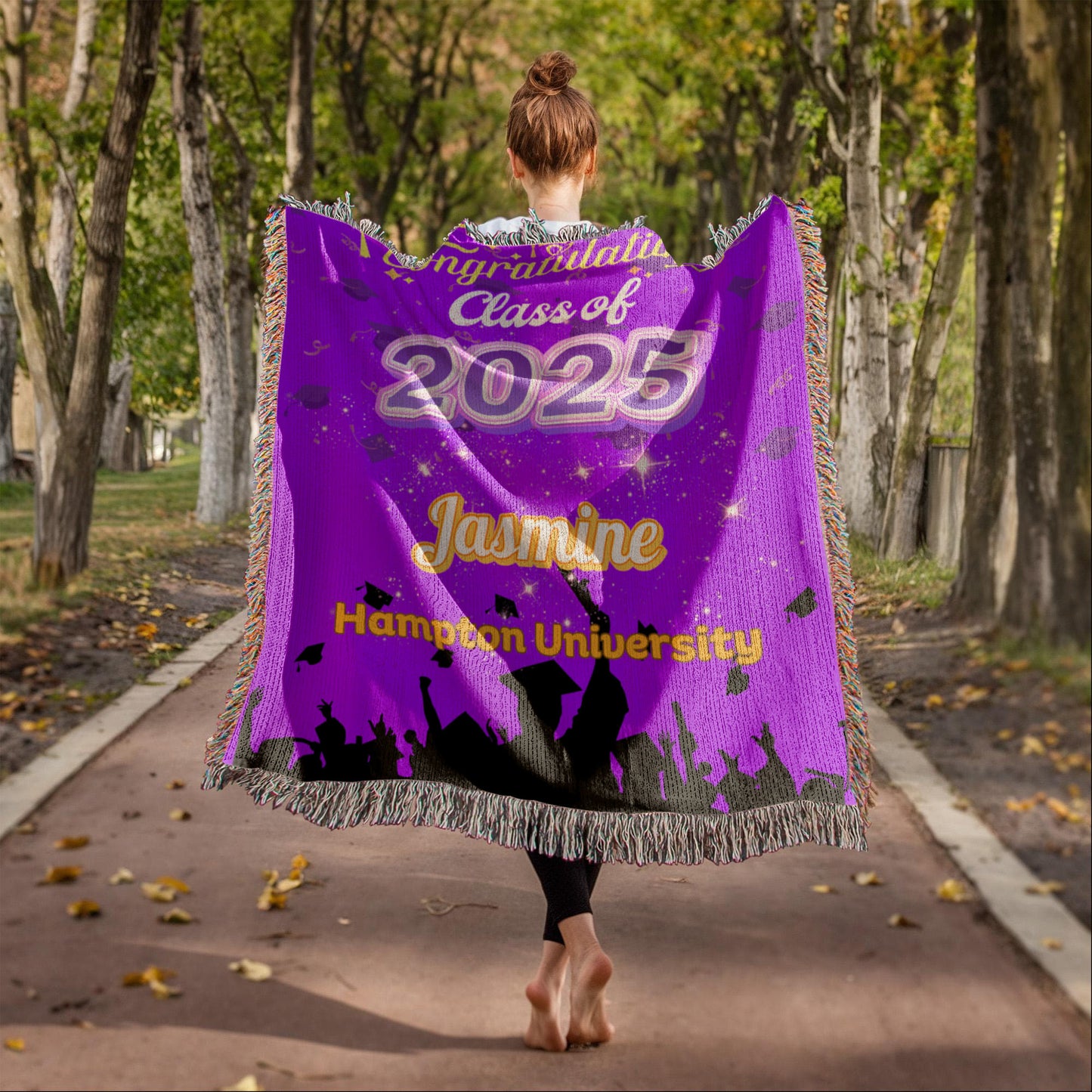 Heirloom Woven Blanket - Class of 2025 Graduation Keepsake