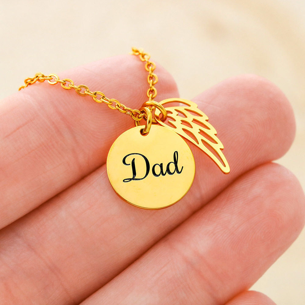 Memorial Necklace - Dad (Remembrance Necklace), In Loving Memory