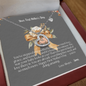 Baby Feet Heart Necklace - You've Stepped into Motherhood