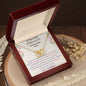 Interlocking Hearts Necklace - To My Lovely Granddaughter