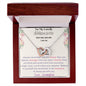 Interlocking Hearts Necklace - To My Lovely Granddaughter