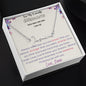 Signature Name Necklace - To My Lovely Granddaughter - Love, Nana