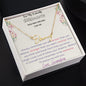 Signature Name Necklace - To My Lovely Granddaughter