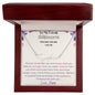 Signature Name Necklace - To My Lovely Granddaughter - Love, Nana