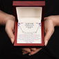 Heart Name Necklace - To My Lovely Granddaughter. Love Nana