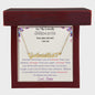 Heart Name Necklace - To My Lovely Granddaughter. Love Nana