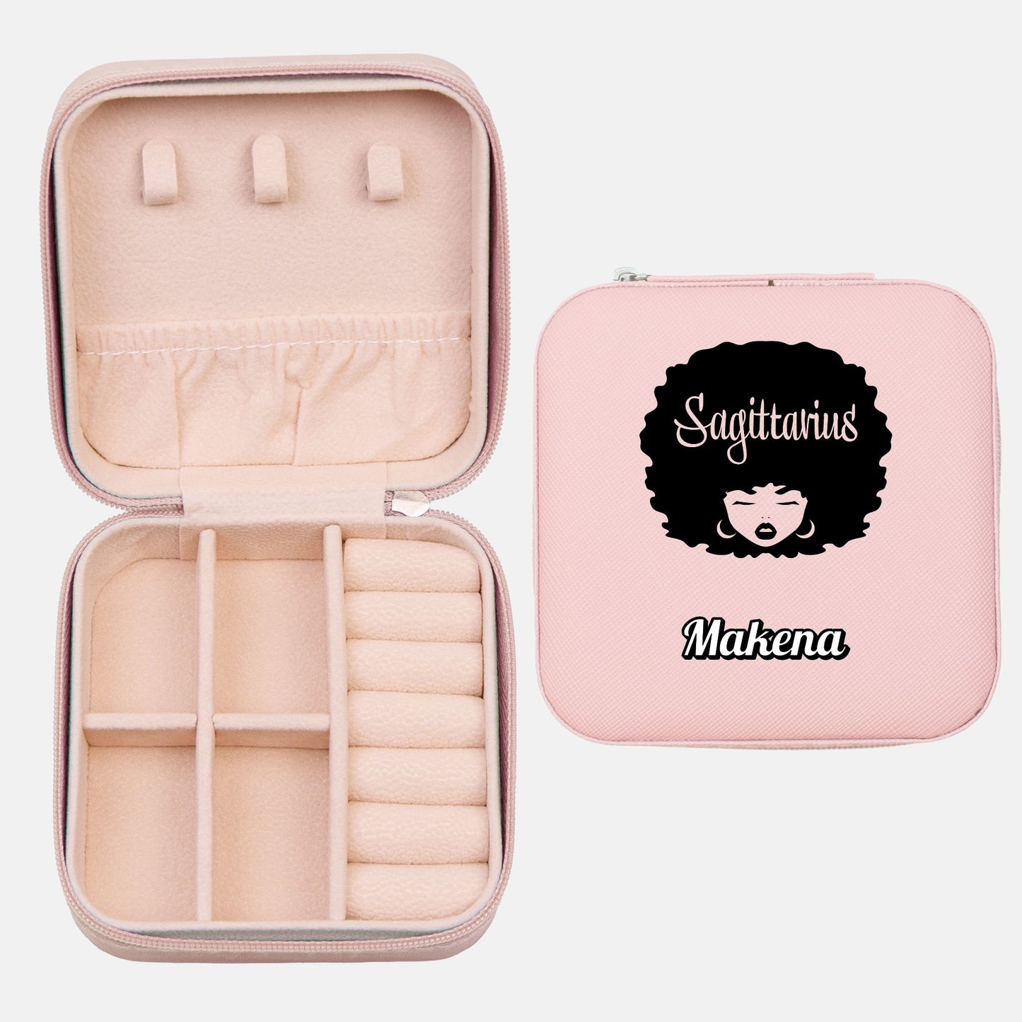 Personalized Jewelry Travel Case - Sagittarius