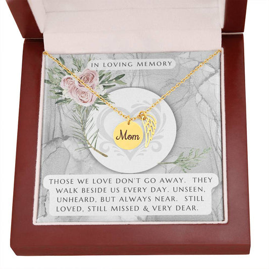 Memorial Necklace - Mom (Remembrance Necklace), In Loving Memory