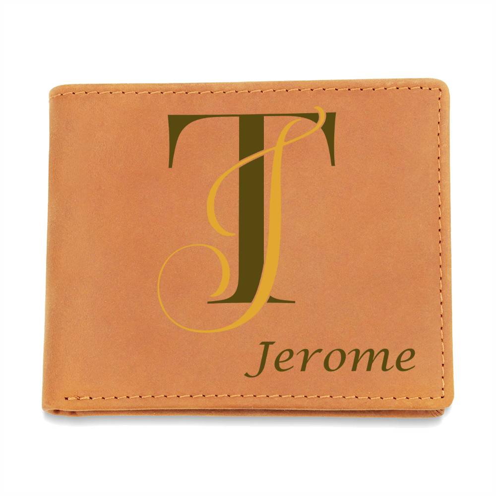 Men's Personalized Leather Wallet