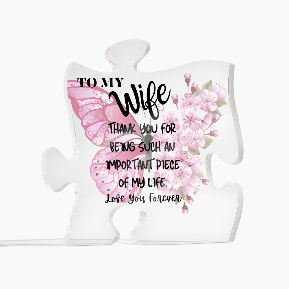 Important Piece - Acrylic Puzzle Plaque