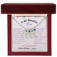 Engraved Baby Feet with Birthstone - To My Beautiful Mom