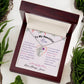 Engraved Baby Feet with Birthstone - To My Beautiful Mom