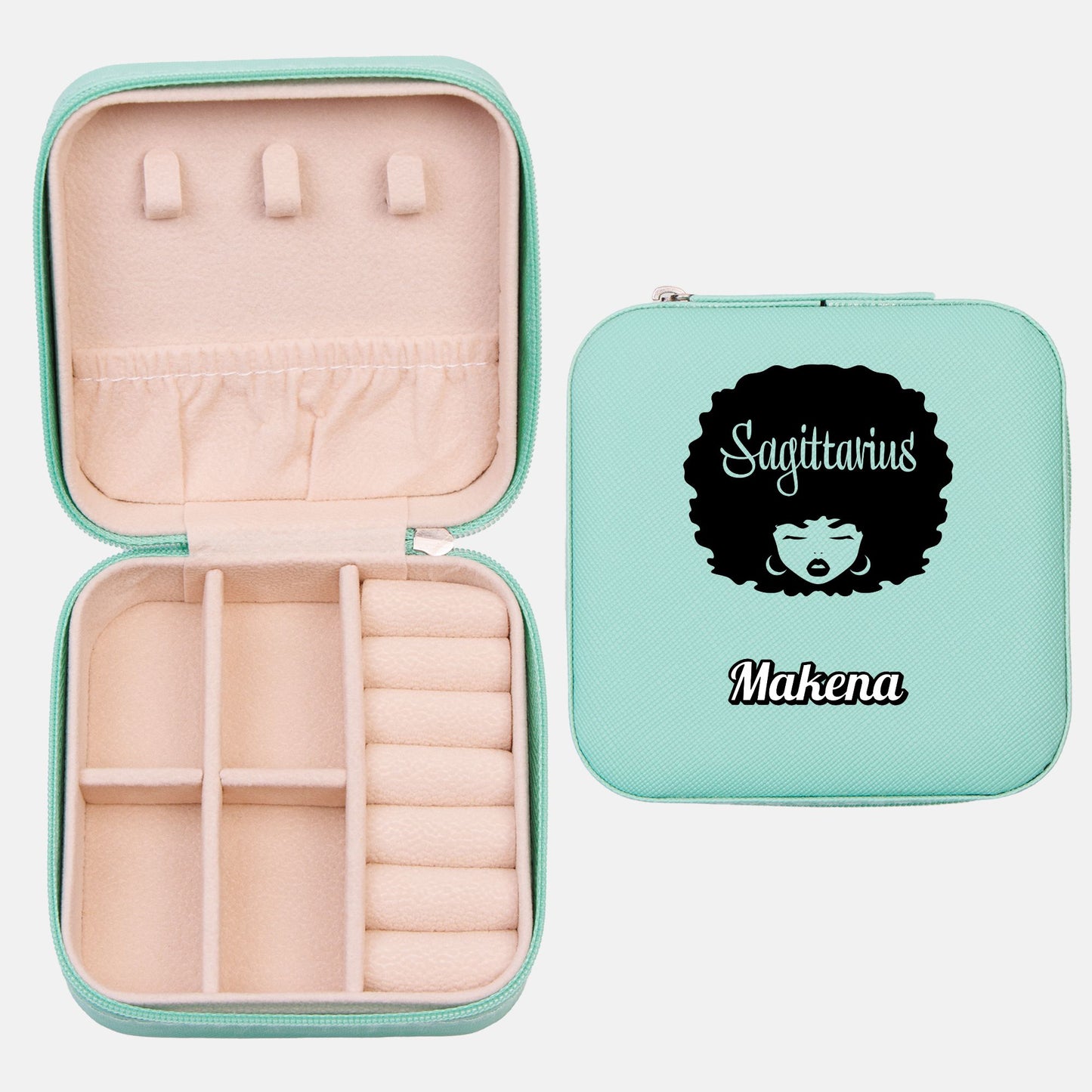 Personalized Jewelry Travel Case - Sagittarius