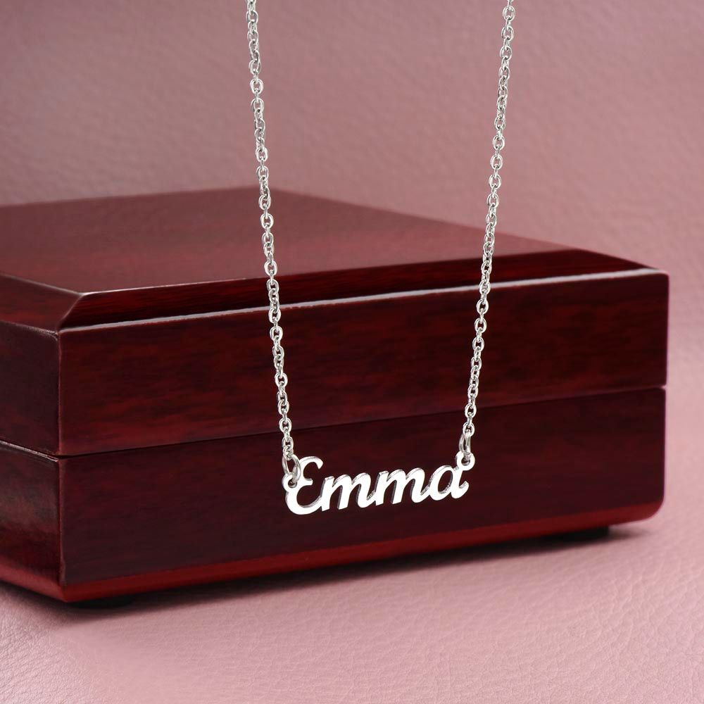 Venus Name Necklace - To My Beautiful Granddaughter